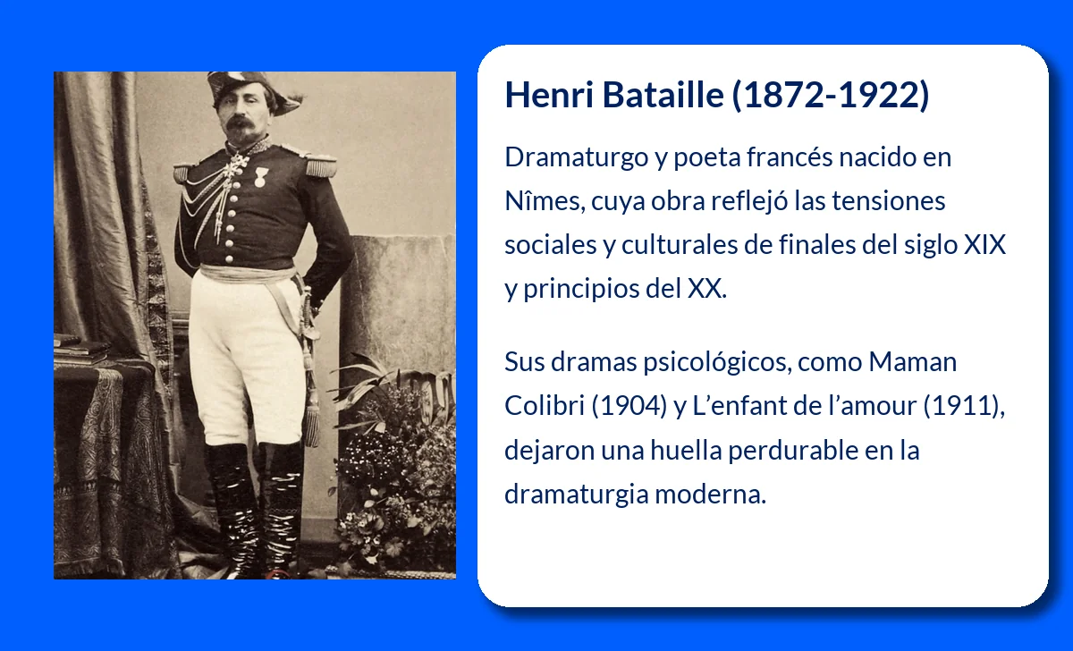 Henri Bataille (1872-1922): El dramaturgo y poeta que marcó una época en la escena literaria francesa