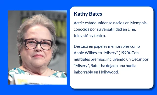 Kathy Bates (1948-VVVV): La carrera legendaria de una actriz de talento excepcional