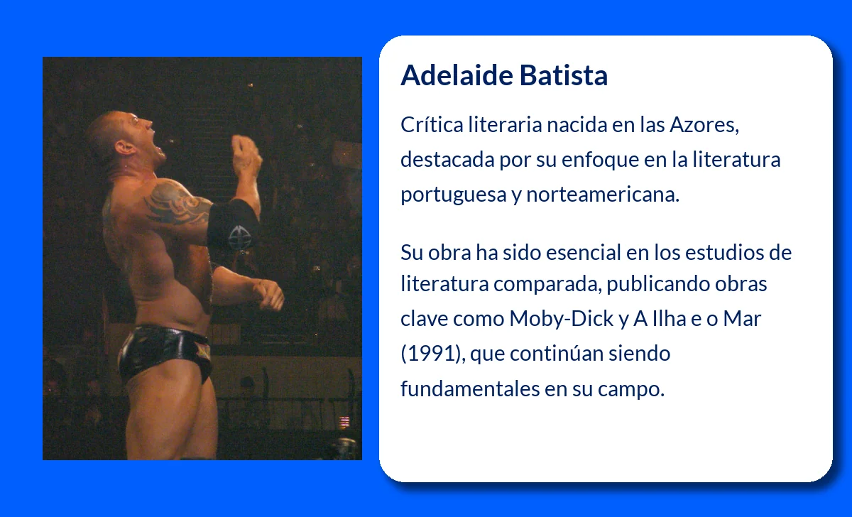 Adelaide Batista (1949-VVVV). La crítica literaria portuguesa que dejó huella en el análisis de la literatura lusa y estadounidense