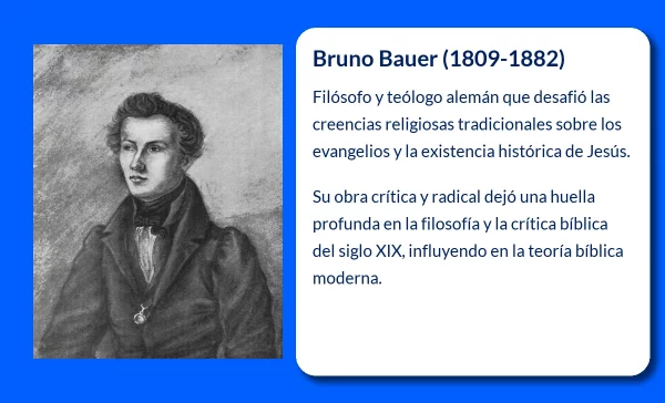Bruno Bauer (1809-1882): El filósofo alemán que desafió la historia bíblica y la existencia de Jesús