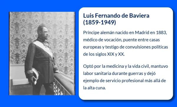 Luis Fernando de Baviera (1859-1949). Príncipe y médico alemán de origen hispano