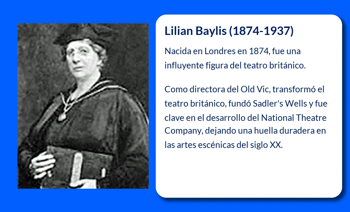 Lilian Baylis (1874-1937). La mujer que revolucionó el teatro británico moderno