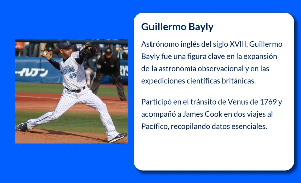 Guillermo Bayly (¿-1810). El astrónomo británico que exploró el cielo y los mares