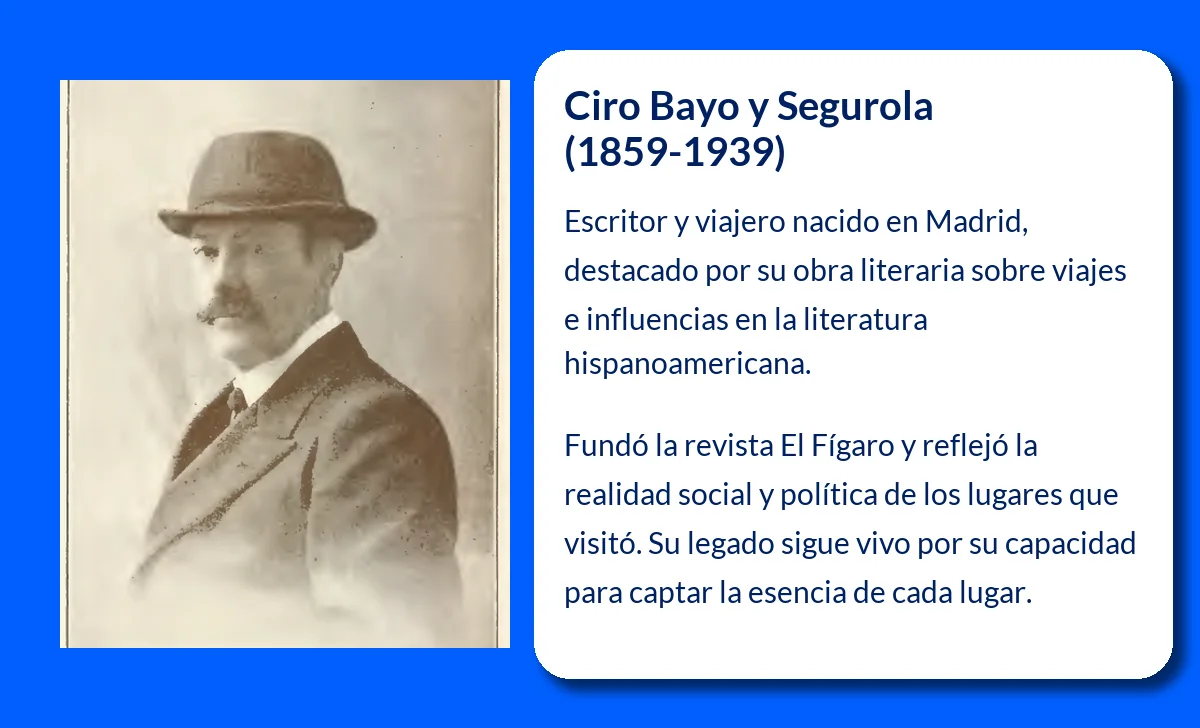 Ciro Bayo y Segurola (1859-1939): Un Viajero Inmortal y Novelista del Mundo Hispano