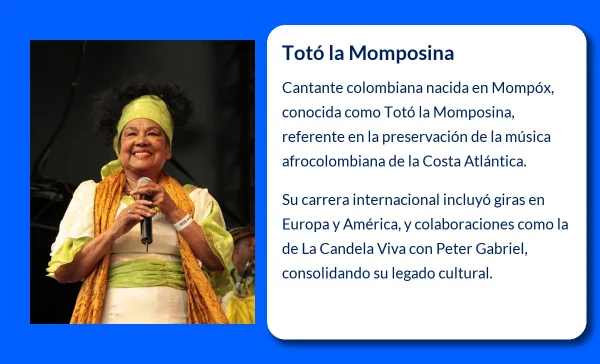 Totó la Momposina (1932-VVVV). La artista que llevó la música afrocolombiana al mundo