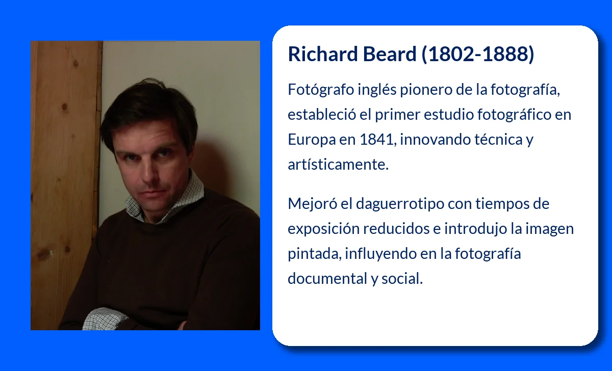 Richard Beard (1802-1888). El pionero inglés de la fotografía que revolucionó el arte visual