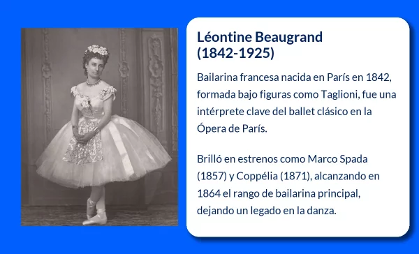 Léontine Beaugrand (1842-1925). La bailarina francesa que marcó la danza del siglo XIX
