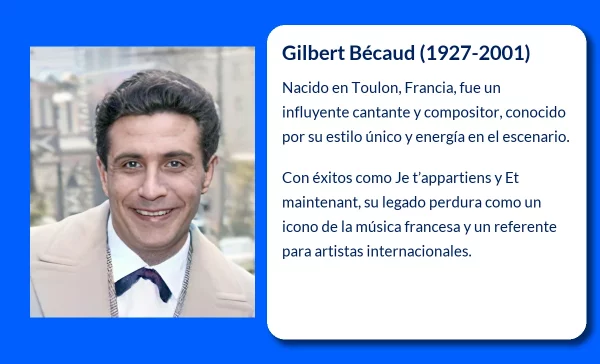 Gilbert Bécaud (1927-2001): El gran ícono de la canción francesa