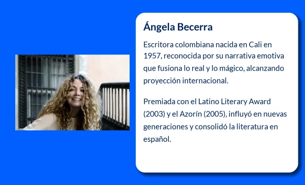 Ángela Becerra (1957-VVVV): La escritora colombiana que cautivó al mundo con su narrativa profunda
