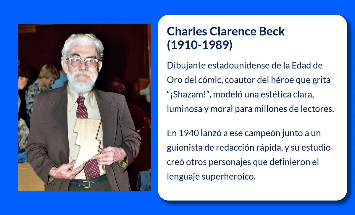 Charles Clarence Beck, El creador detrás del Capitán Marvel