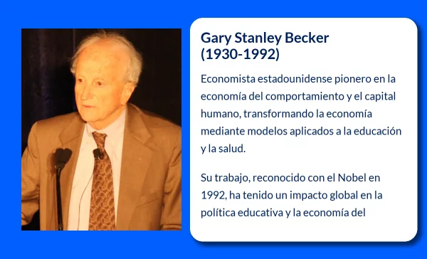 Gary Stanley Becker (1930-VVVV). El economista que revolucionó el análisis microeconómico del comportamiento humano