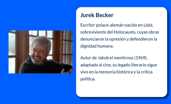 Jurek Becker (1937-VVVV): El escritor que desafió la historia y el totalitarismo