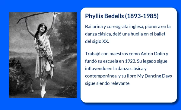 Phyllis Bedells (1893-1985): La gran bailarina y coreógrafa inglesa que dejó huella en la danza clásica