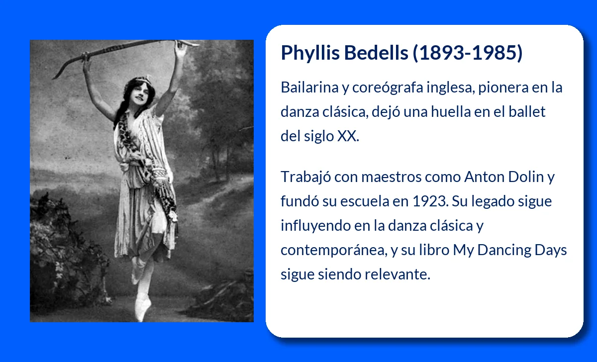 Phyllis Bedells (1893-1985): La gran bailarina y coreógrafa inglesa que dejó huella en la danza clásica