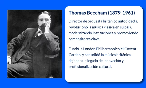 Thomas Beecham (1879-1961). El empresario musical que revolucionó la escena orquestal británica
