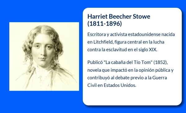 Harriet Beecher Stowe (1811-1896). La escritora que sacudió al mundo con "La cabaña del Tío Tom"