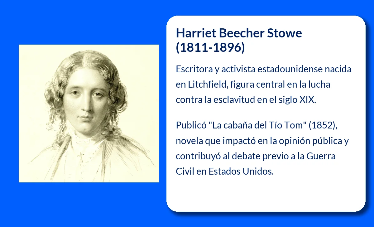 Harriet Beecher Stowe (1811-1896). La escritora que sacudió al mundo con "La cabaña del Tío Tom"