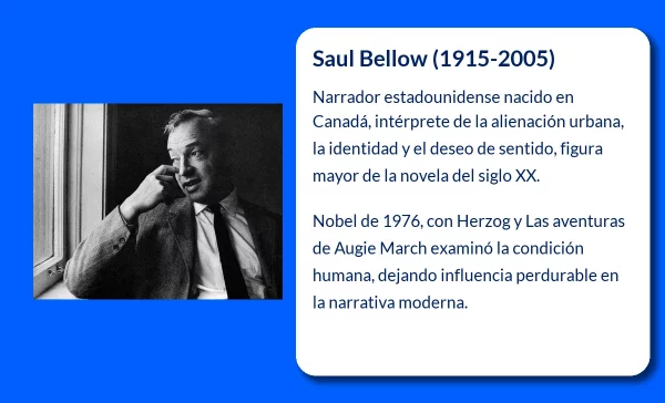 Saul Bellow (1915-2005). El escritor que retrató la lucha existencial en la América moderna