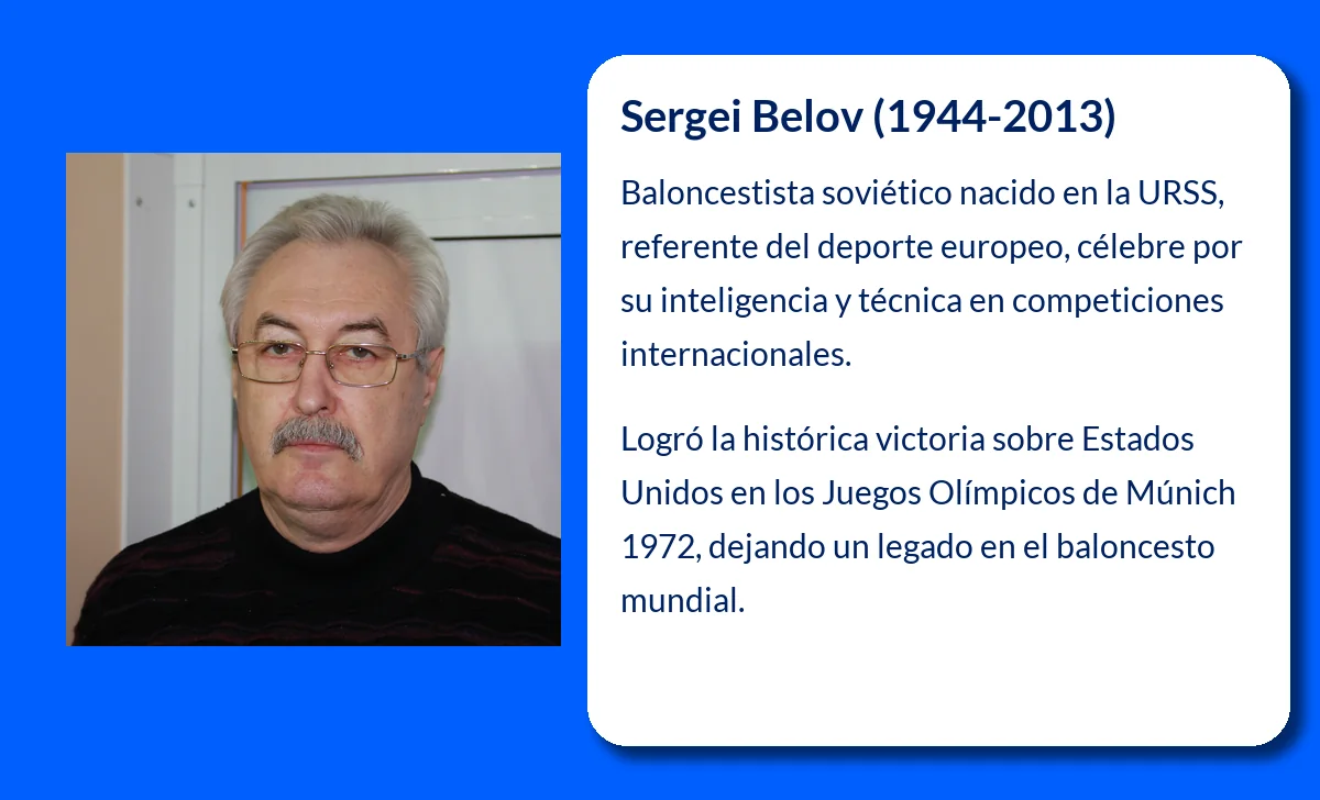 Sergei Belov (1944-2013): El baloncestista ruso que desafió a los gigantes del baloncesto mundial