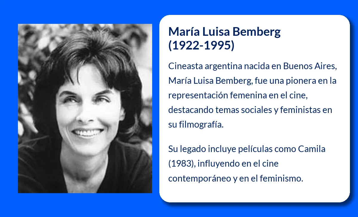 María Luisa Bemberg (1922-1995). La directora de cine argentina que reivindicó la figura femenina en la pantalla
