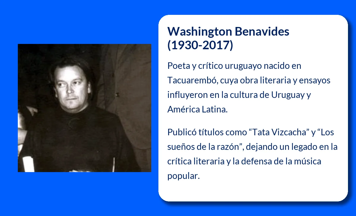 Washington Benavides (1930-2017): Un Poeta y Crítico Literario Uruguayo de Gran Influencia