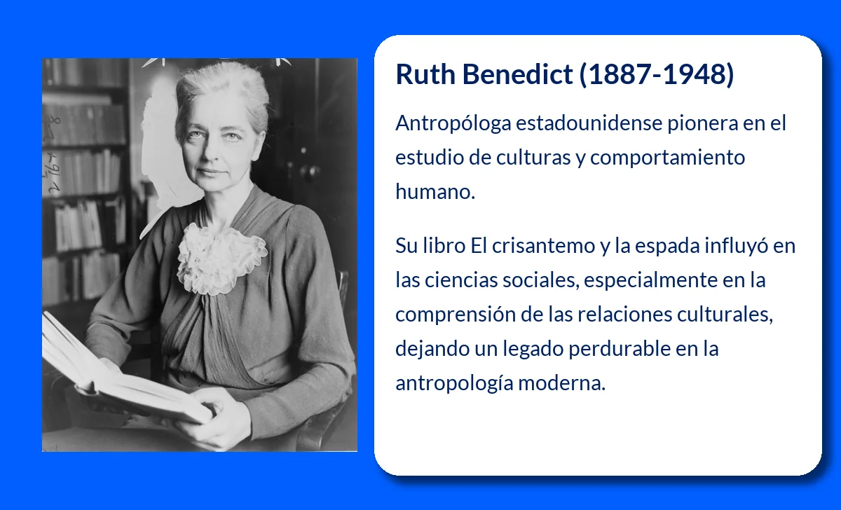 Ruth Benedict (1887-1948). La pionera de la antropología cultural que revolucionó el estudio de las culturas