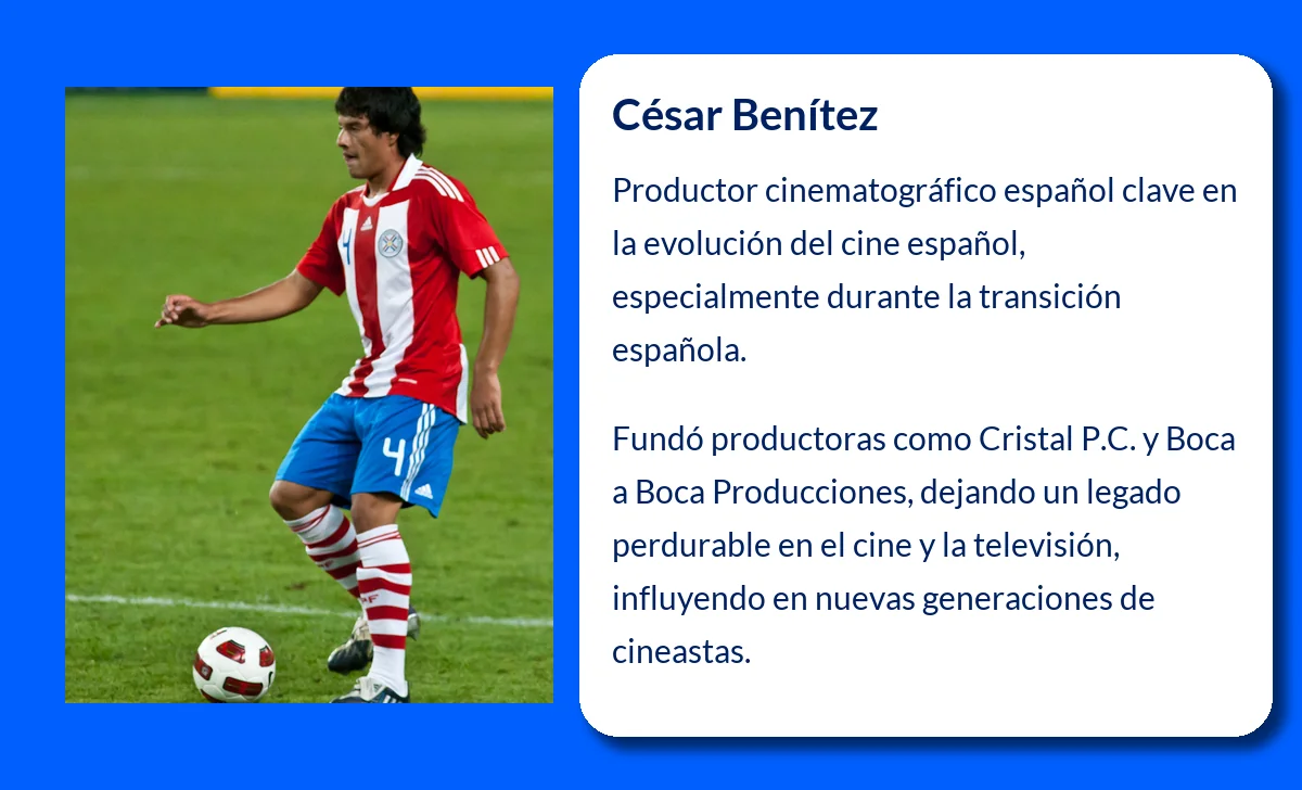 César Benítez (1957-VVVV): El productor cinematográfico español que revolucionó la industria