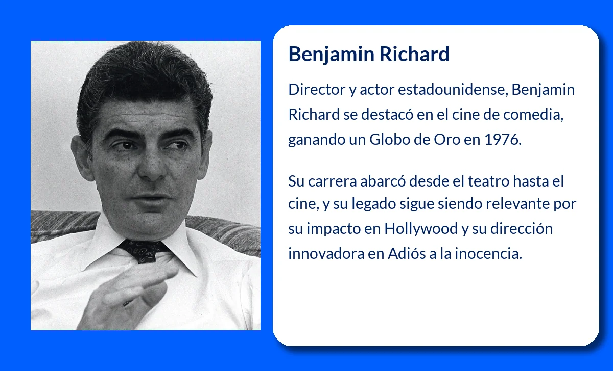Benjamin Richard (1938-VVVV). Un director y actor clave en la comedia cinematográfica estadounidense
