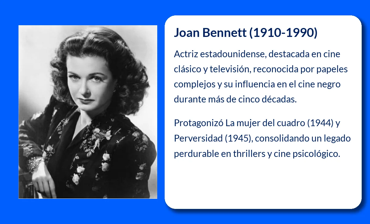 Joan Bennett (1910-1990): La estrella del cine estadounidense que dejó una huella imborrable