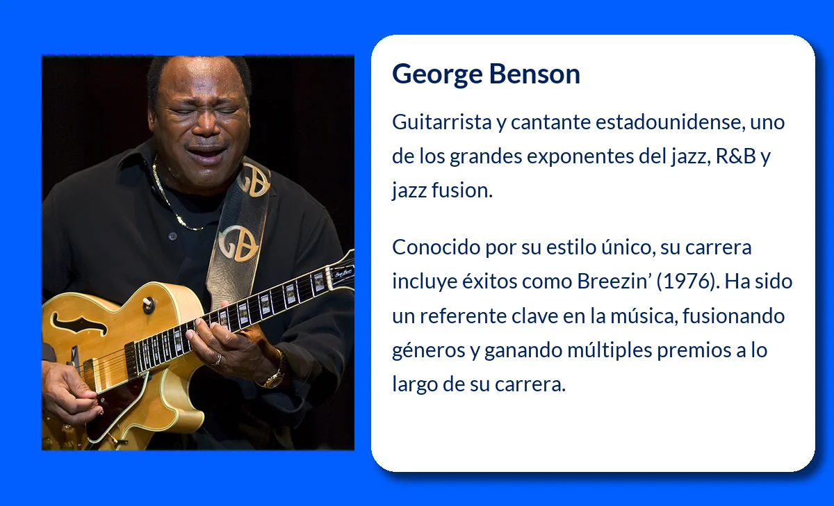 George Benson (1943-VVVV): El Maestro del Jazz Fusion que Revolucionó la Música