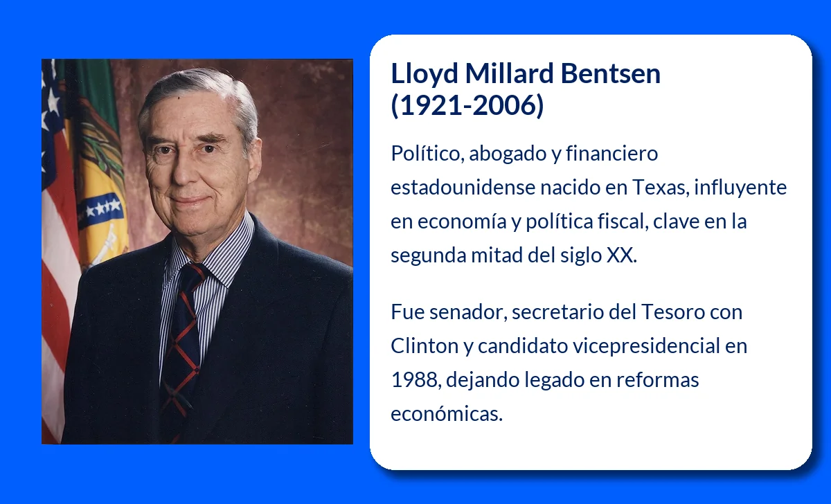 Lloyd Millard Bentsen (1921-2006): Un político de impacto en la historia de Estados Unidos