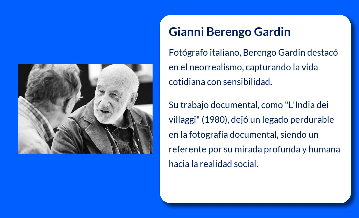 Gianni Berengo Gardin (1930-VVVV). El maestro italiano de la fotografía documental