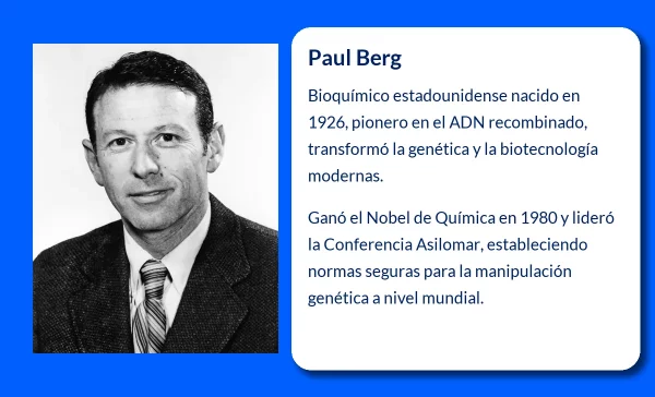 Paul Berg (1926-VVVV). El pionero de la biotecnología que revolucionó la investigación genética