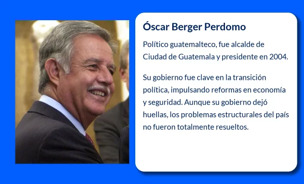 Óscar Berger Perdomo (1946-VVVV): El líder guatemalteco que transformó la política nacional