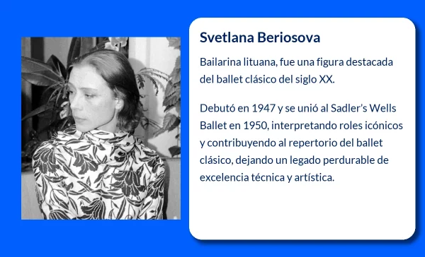 Svetlana Beriosova (1932-VVVV). La gran bailarina lituana que marcó la historia del ballet