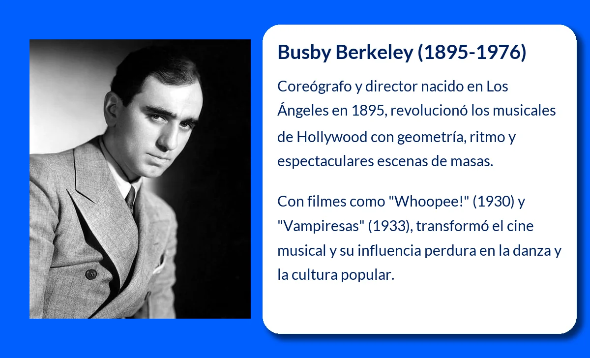Busby Berkeley (1895-1976). El maestro de la coreografía que revolucionó el cine musical