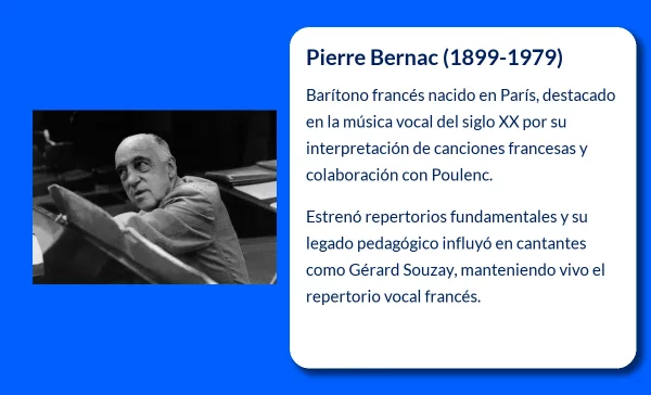Pierre Bernac (1899-1979): El Barítono Francés que Definió la Canción Francesa