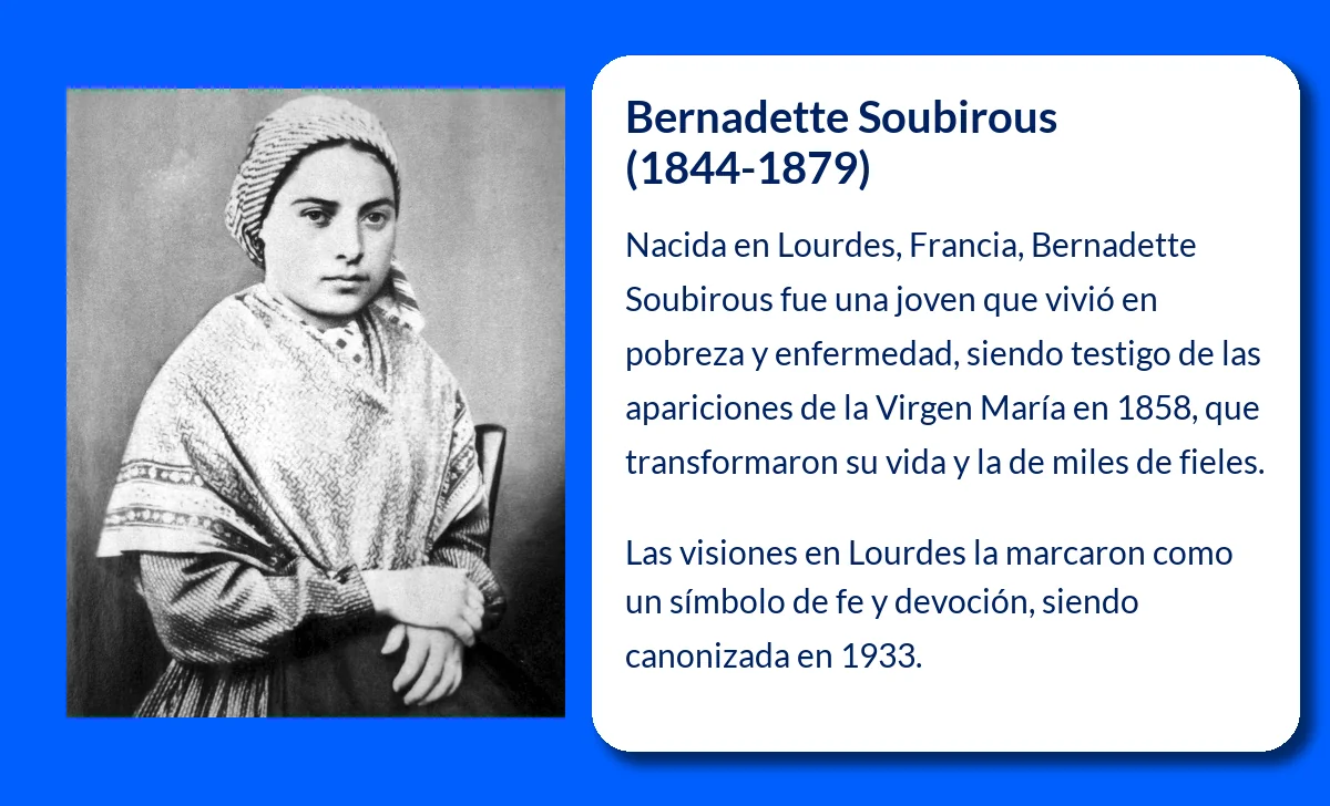 Bernadette Soubirous (1844-1879): La Santa que vivió el mensaje divino