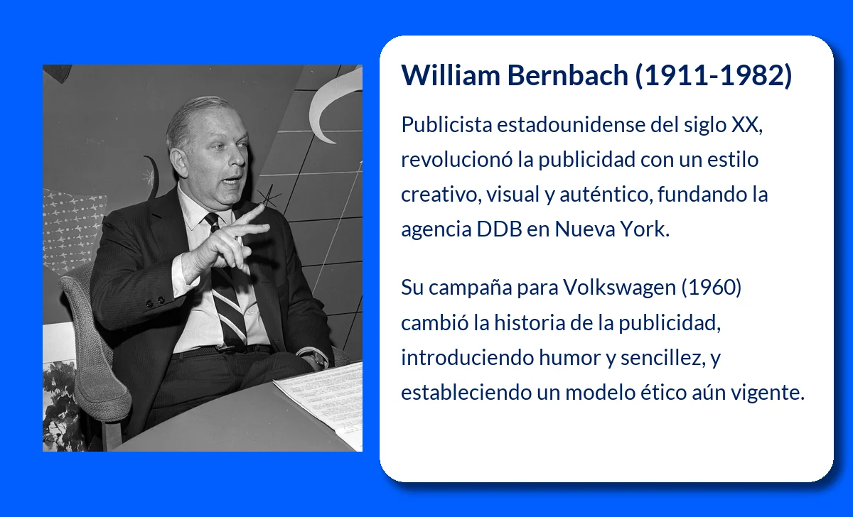 William Bernbach (1911-1982): El genio de la publicidad que transformó la industria