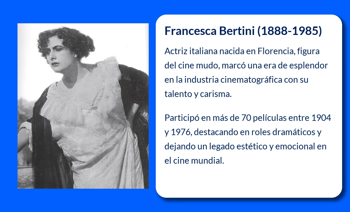 Francesca Bertini (1888-1985): La Diva del Cine Mudo Italiano