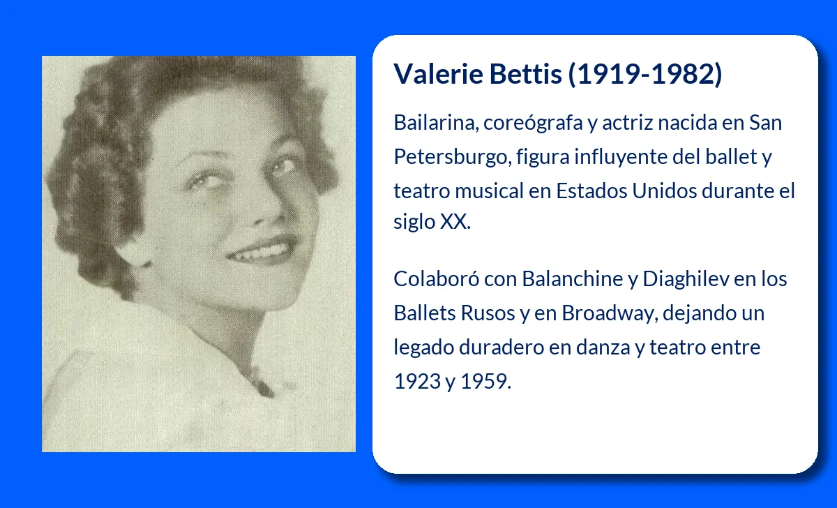 Valerie Bettis (1919-1982): Una Dama de la Danza y la Coreografía en la Historia de Estados Unidos