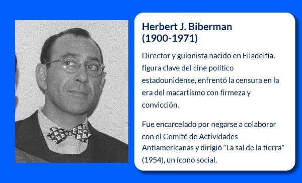 Herbert J. Biberman (1900-1971). El director que desafió el cine de Hollywood en plena Caza de Brujas