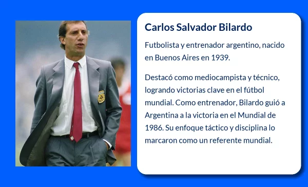 Carlos Salvador Bilardo (1939-VVVV): El hombre que llevó a Argentina a la gloria mundial