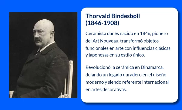 Thorvald Bindesbøll (1846-1908): El ceramista danés que revolucionó el modernismo y el Art Nouveau