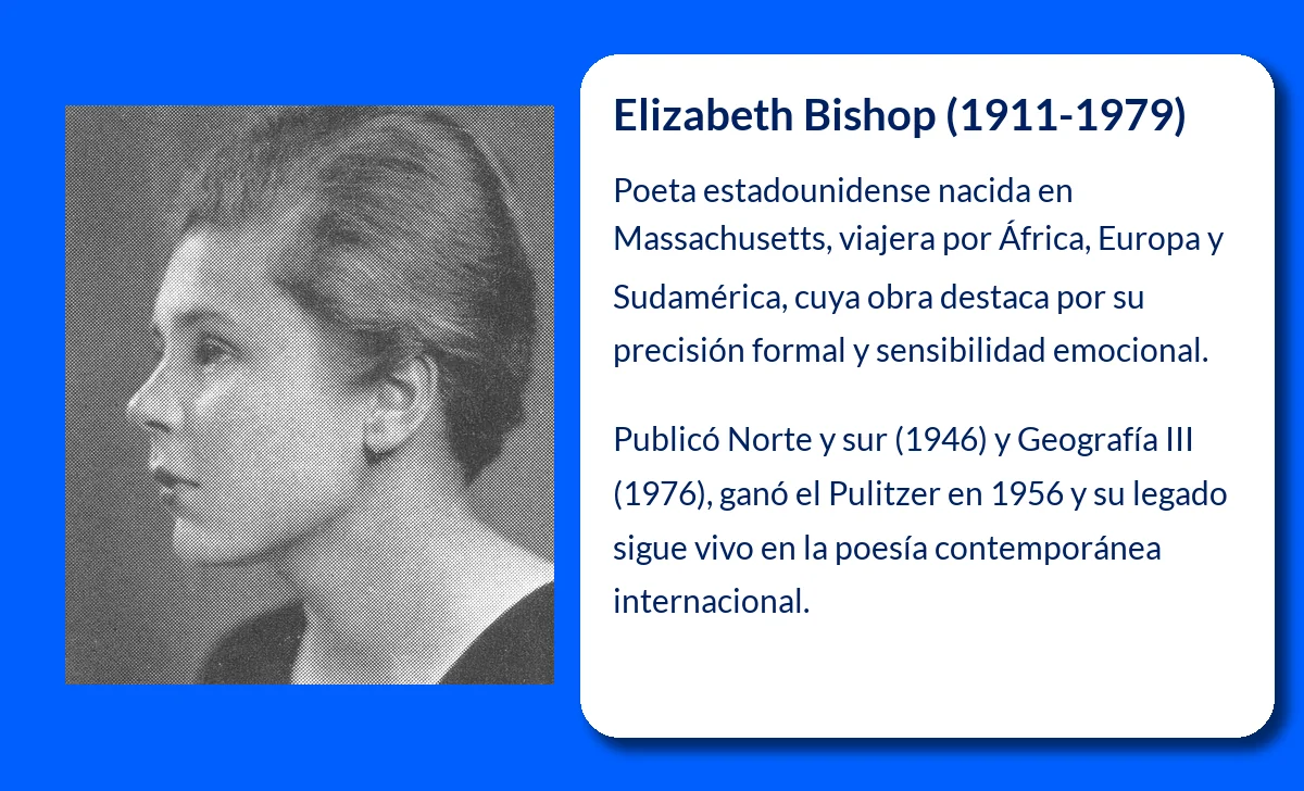 Elizabeth Bishop (1911-1979). La poeta estadounidense que conquistó el mundo con su control emocional y formal