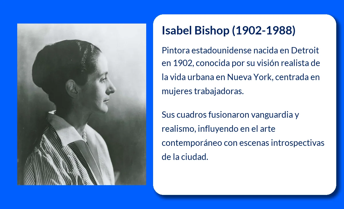 Isabel Bishop (1902-1988): La pintora estadounidense que plasmó la vida urbana con un realismo distante
