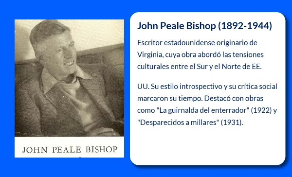 John Peale Bishop (1892-1944): El escritor que destacó la tensión cultural entre el Sur y el Norte de Estados Unidos