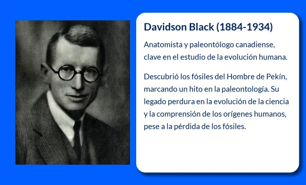 Davidson Black (1884-1934): El pionero canadiense que descubrió al Hombre de Pekín