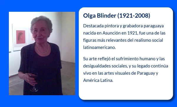 Olga Blinder (1921-2008): La pintora paraguaya que dejó una huella en el realismo social