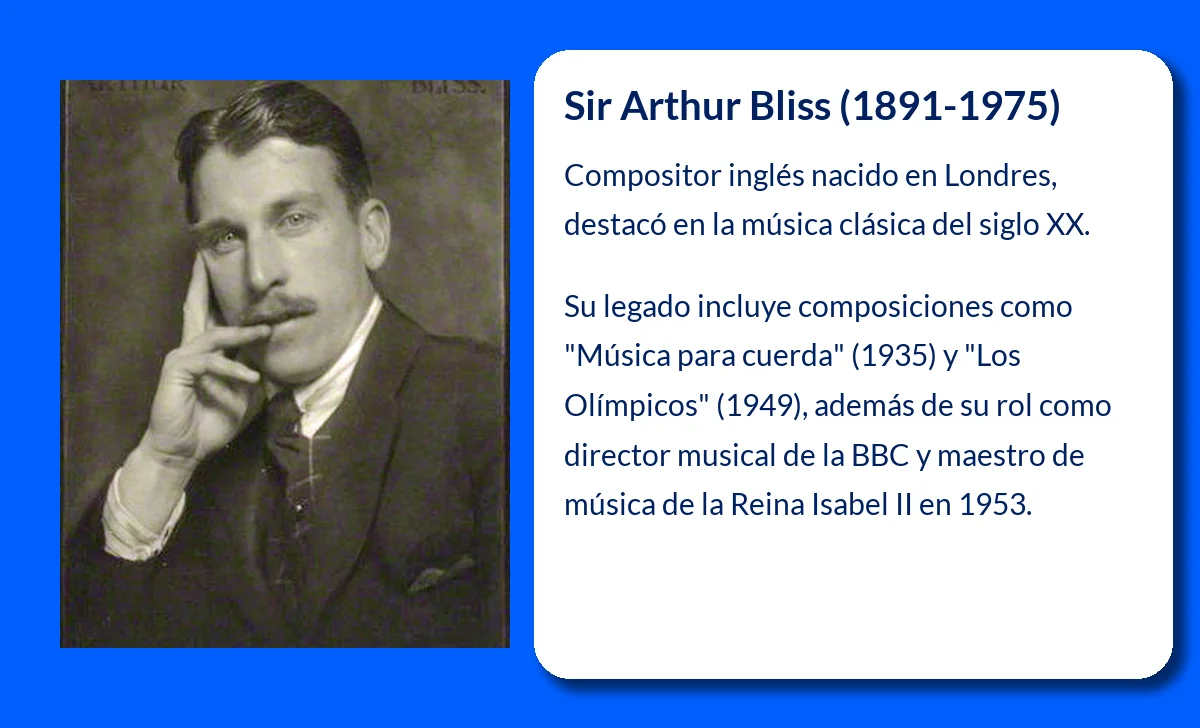 Sir Arthur Bliss: (1891-1975). El compositor inglés que definió la música del siglo XX